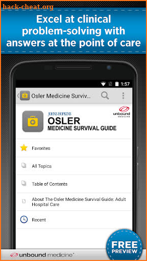 Osler Medicine Survival Guide screenshot