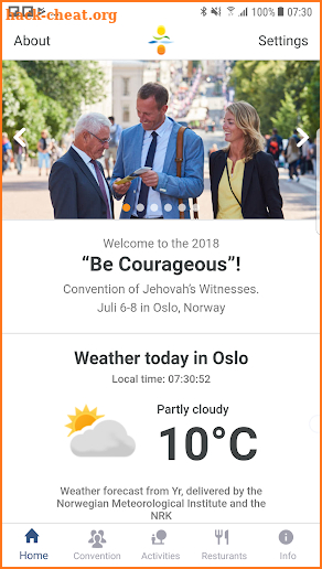 Oslo Special Convention 2018 - Delegate App screenshot