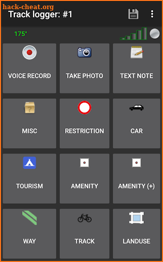 OSMTracker for Android™ screenshot