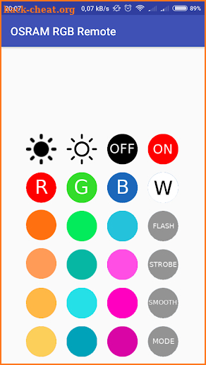 OSRAM RGB Remote screenshot