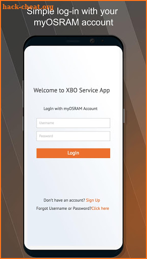 OSRAM XBO Service App screenshot