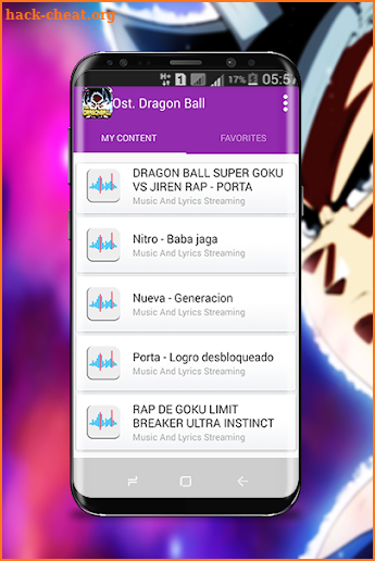 Ost. Of Dragonball - Music 2018 screenshot