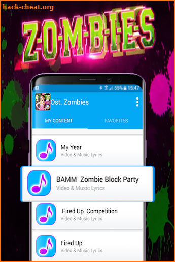 Ost. Zombies All songs lyrics and video screenshot