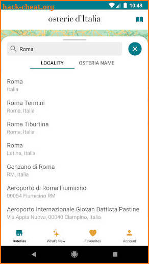 Osterie d'Italia 2024 screenshot