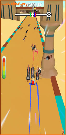 Ostrich race 3D screenshot