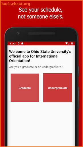 OSU International Orientation screenshot