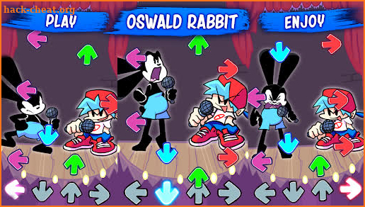 Oswald Rabbit vs FNF mod screenshot