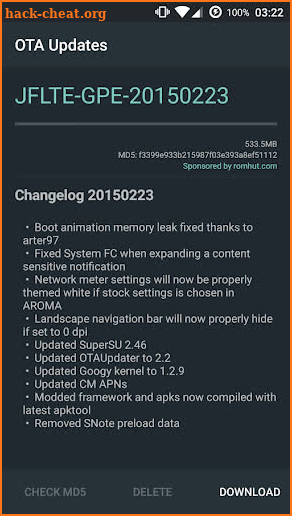 OTA Updates Pro [ROOT] screenshot