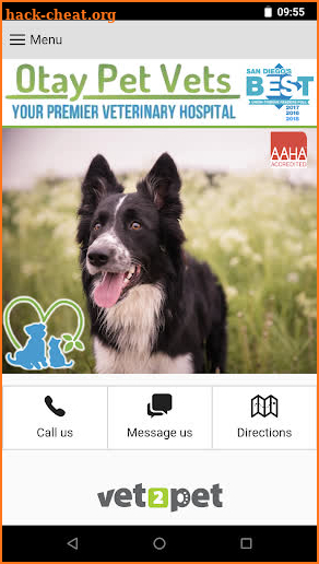Otay Pet Vets screenshot