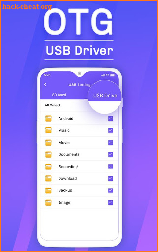 OTG USB Driver For Android : USB To OTG Converter screenshot