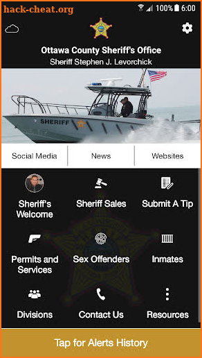 Ottawa County OH Sheriff's Office screenshot