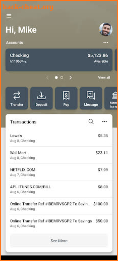 OUR Credit Union Mobile screenshot