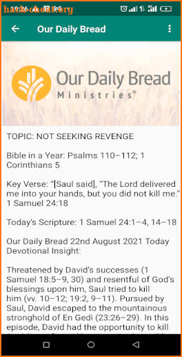 Our Daily Devotionals screenshot