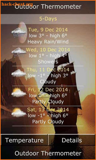 Outdoor Thermometer screenshot