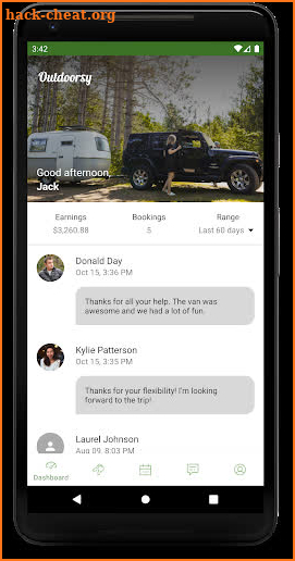 Outdoorsy Pro for RV owners screenshot