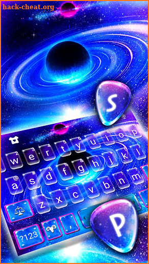 Outer Space Keyboard Theme screenshot