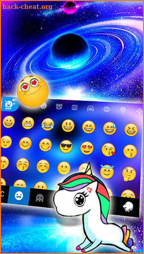 Outer Space Keyboard Theme screenshot