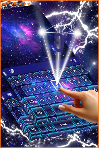 Outerspace Keypad Theme screenshot