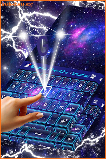 Outerspace Keypad Theme screenshot