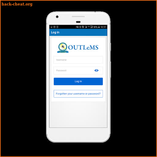 OUTLeMS (OUT Learning Management System) screenshot