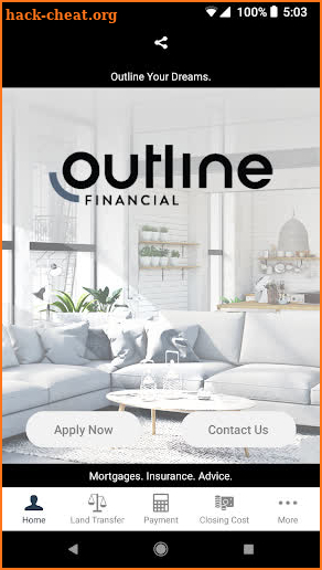 Outline Financial screenshot