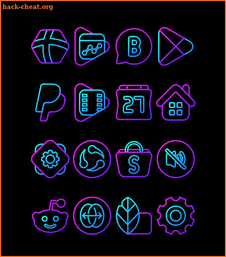 Outline Galaxy - Icon Pack screenshot
