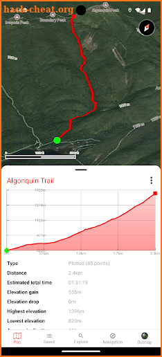 OUTMAP: hike, ski, outdoor screenshot