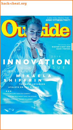 Outside+ Magazine screenshot