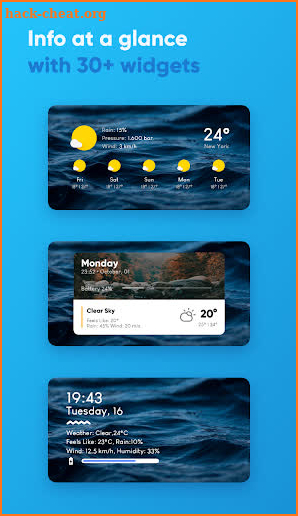 Overdrop - Animated Weather & Widgets screenshot