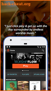 Overflow: Christian Music screenshot