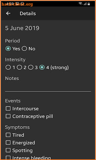 Ovulation and Period Tracker screenshot