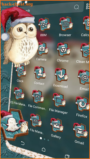 Owl Love Launcher Theme screenshot