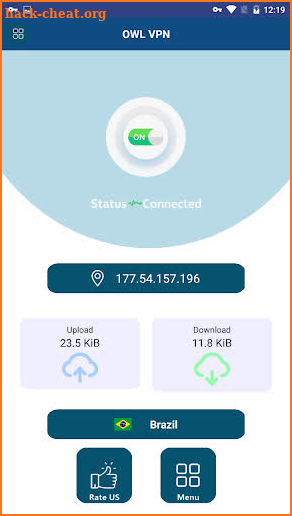 OWL VPN - Free Fast Unlimited VPN Tunnel App screenshot