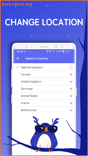 OWL VPN: Location changer for private browsing screenshot