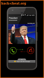 Own incoming call screenshot