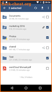 ownCloud screenshot