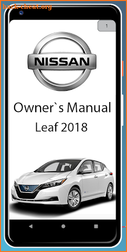 Owners Manual For Nissan Leaf 2018 screenshot