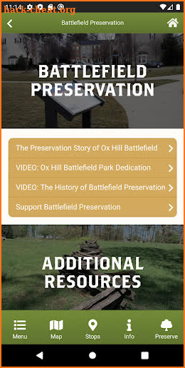 Ox Hill Battlefield Tour Guide screenshot
