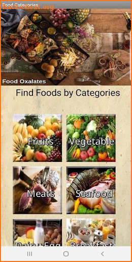 Oxalate Food Counts (Kidney Stones) screenshot
