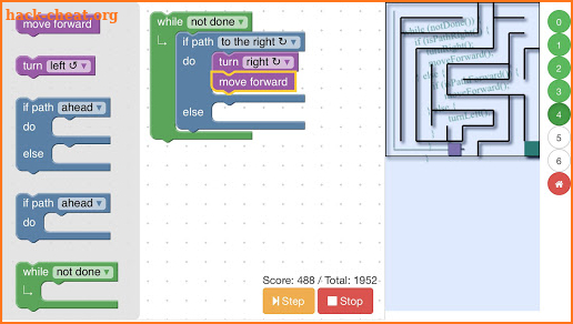 oxBlocks - coding game screenshot
