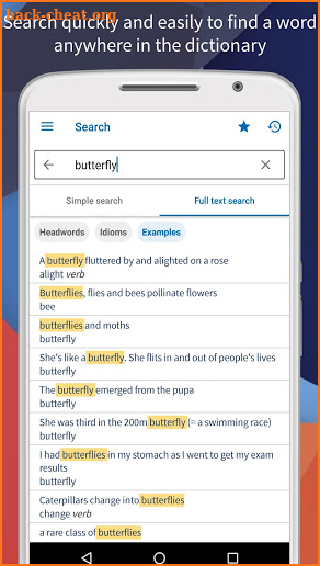 Oxford Advanced Learner's Dictionary 10th edition screenshot