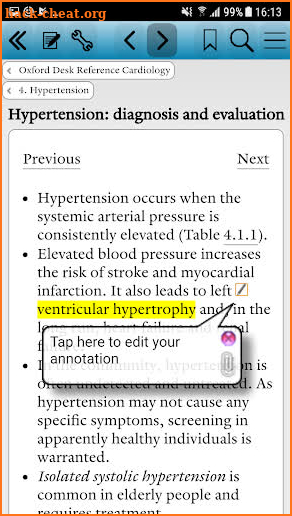 Oxford Desk Reference: Cardiology screenshot