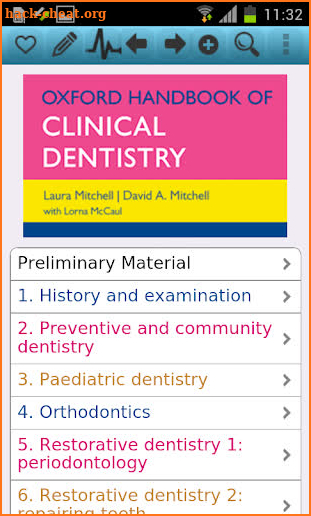 Oxford Handbook Clin Dentistry screenshot