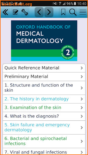 Oxford Handbook Med Dermatol 2 screenshot