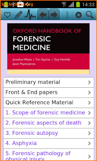 Oxford Handbook of Forensic M screenshot