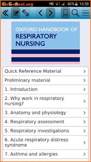 Oxford Handbook Respir Nursing screenshot