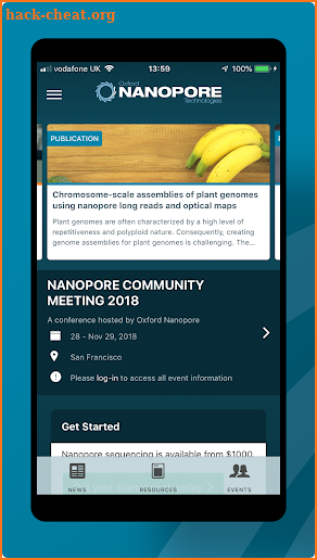 Oxford Nanopore screenshot