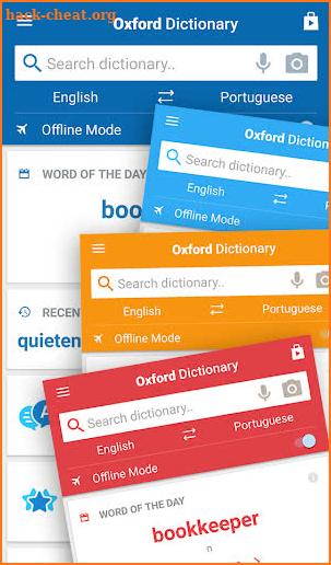 Oxford Portuguese Dictionary screenshot