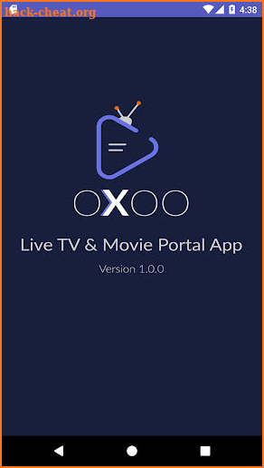 OXOO - Android Live TV & Movie Portal App screenshot