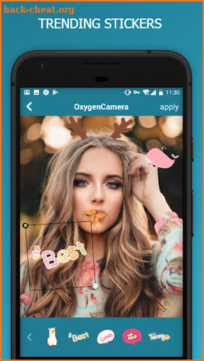 Oxygen Camera -  Filter Sticker & Beauty Camera screenshot